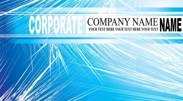 Unternehmen Corporate Name Design Vorlage — Stockvektor