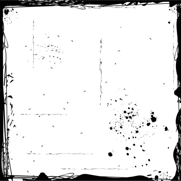 Texture Vectorielle Grunge Fond Noir Blanc — Image vectorielle