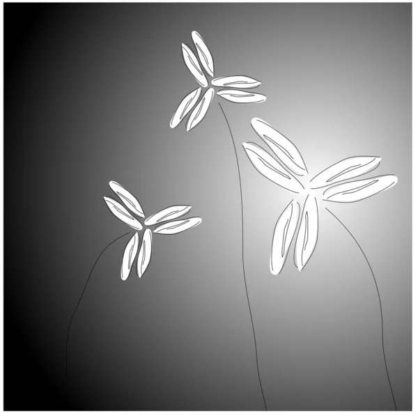 Векторний Квітковий Фон Векторна Ілюстрація — стоковий вектор