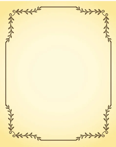 花のリースのベクトル図 — ストックベクタ