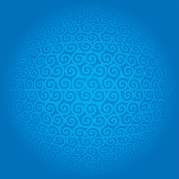 Abstrakter Geometrischer Blauer Hintergrund — Stockvektor