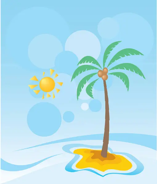 Summer Vacation Design Vector Illustration Eps Graphic — Stock Vector