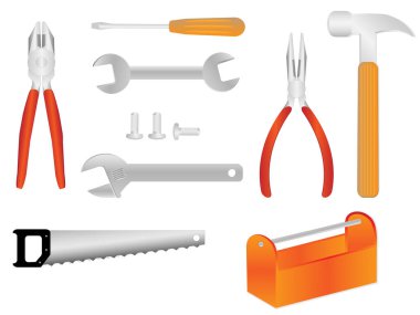 Gerçekçi 3 boyutlu vektör oluşturma araçları kümesi