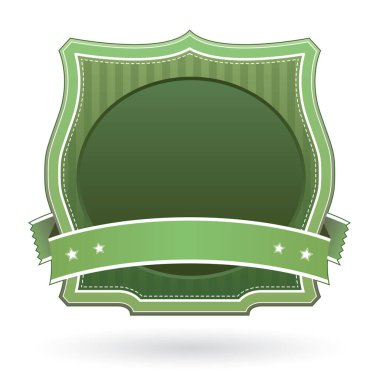 Yıldızlı yeşil kurdele bayrağı