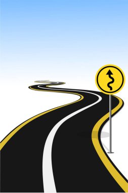 Yol işaretli yol işareti