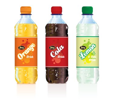 Soda şişeleri.