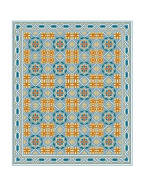 vektörsüz süslemeli çiçek deseni