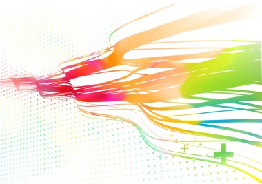 yaratıcı soyut arkaplan şablonu, vektör illüstrasyonu