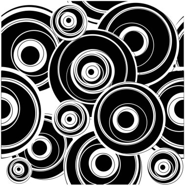 vectorillustratie van vinyl records