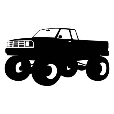 monster truck vector illustration