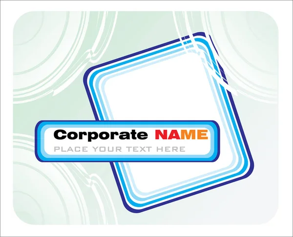 Empresa Nome Identidade Corporativa Modelo Design — Vetor de Stock