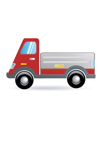 Pojazd Ciężarowy Ikona Transportu Pojazdu — Wektor stockowy
