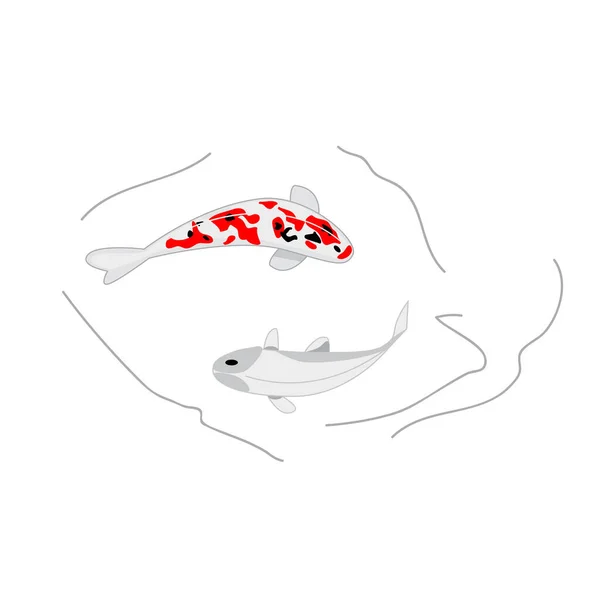Poisson Poisson Rouge — Image vectorielle