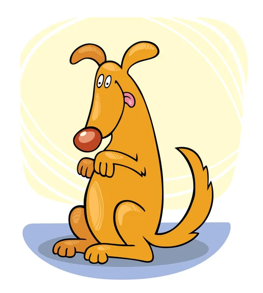 Ilustración Perro Dibujos Animados — Archivo Imágenes Vectoriales