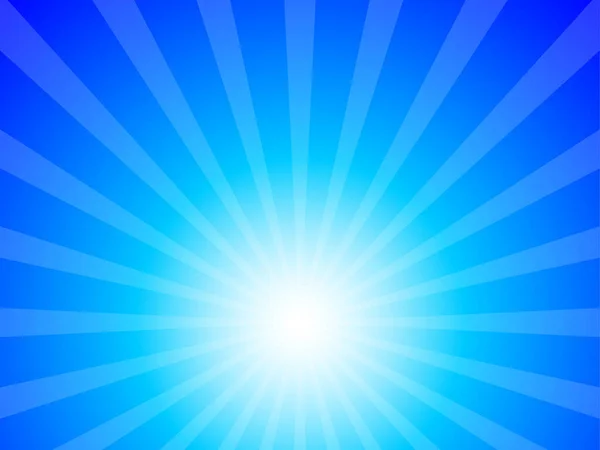 Синій Сонячний Спалах Векторний Фон — стоковий вектор
