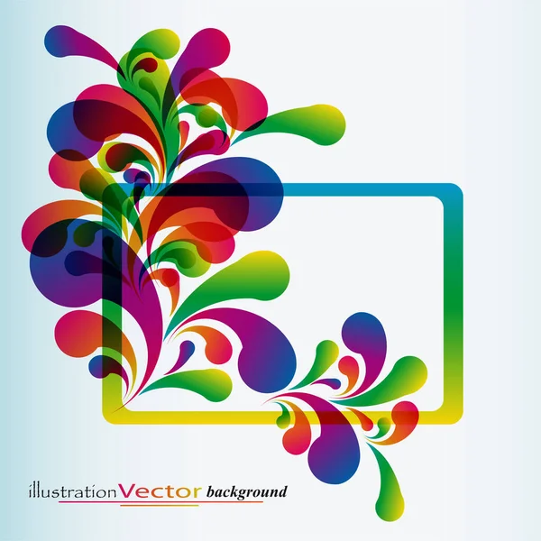 Farbe Hintergrund Vektor Illustration — Stockvektor