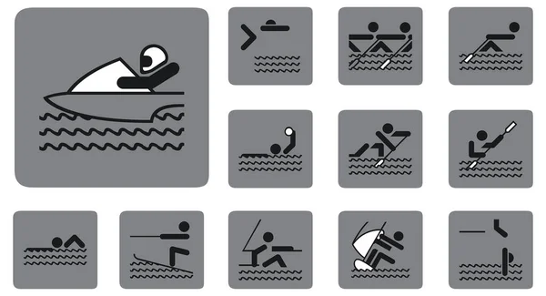 icons for sports games, recreation, recreation.