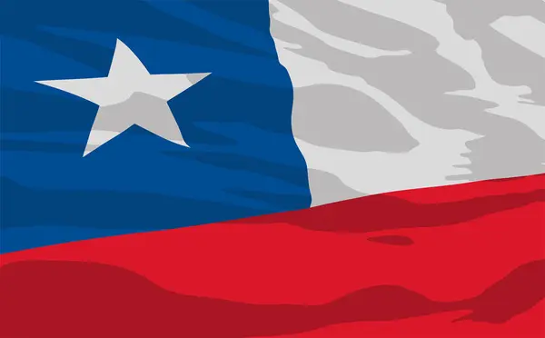 Vlajka Stavem Texasu — Stockový vektor