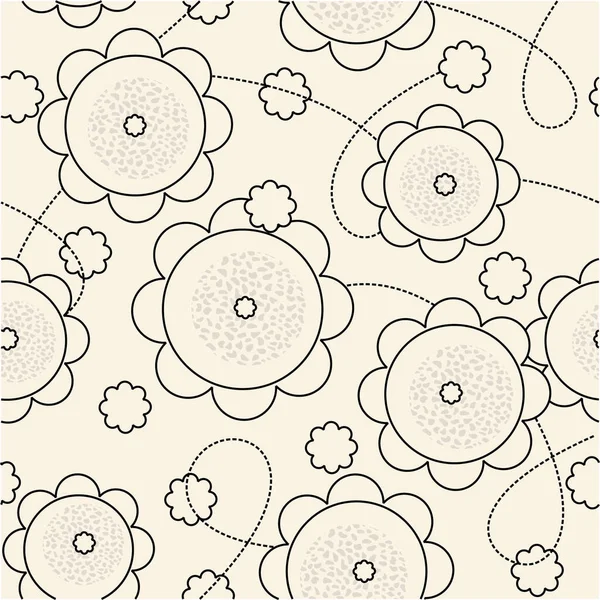 Abstrakte Blume Muster Hintergrund — Stockvektor