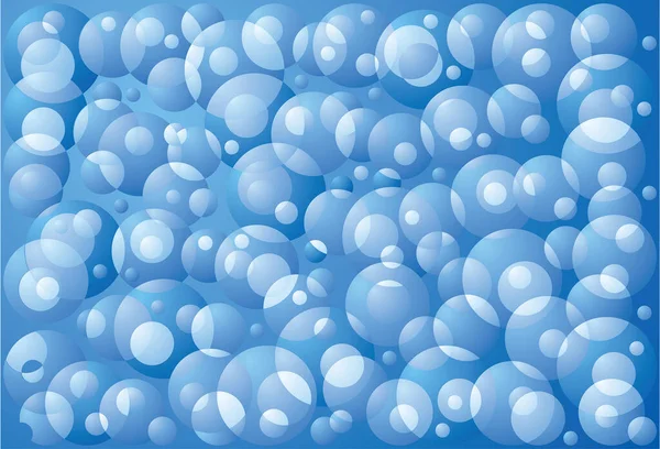 带气泡的抽象背景 矢量说明 — 图库矢量图片