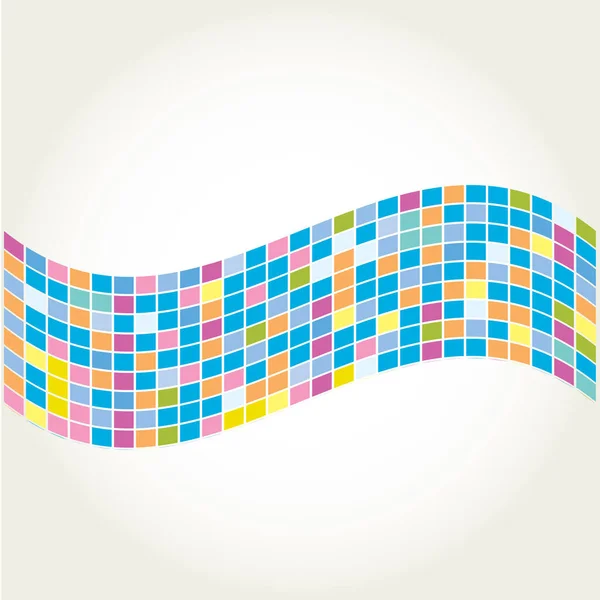 Färgglada Abstrakt Mosaik Bakgrund Design Mall — Stock vektor
