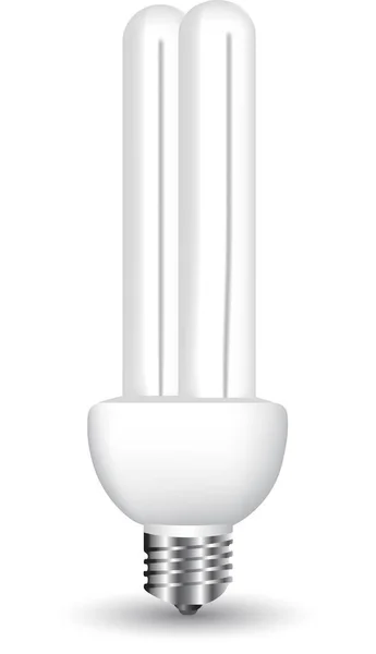 Ampoule Led Isolée Sur Fond Blanc — Image vectorielle