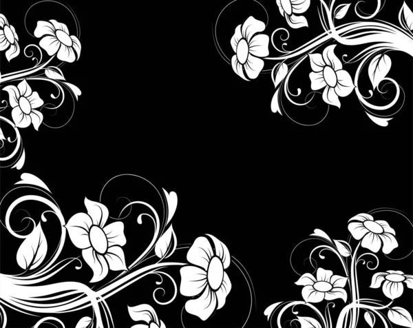 Vecteur Beau Fond Floral Vintage — Image vectorielle