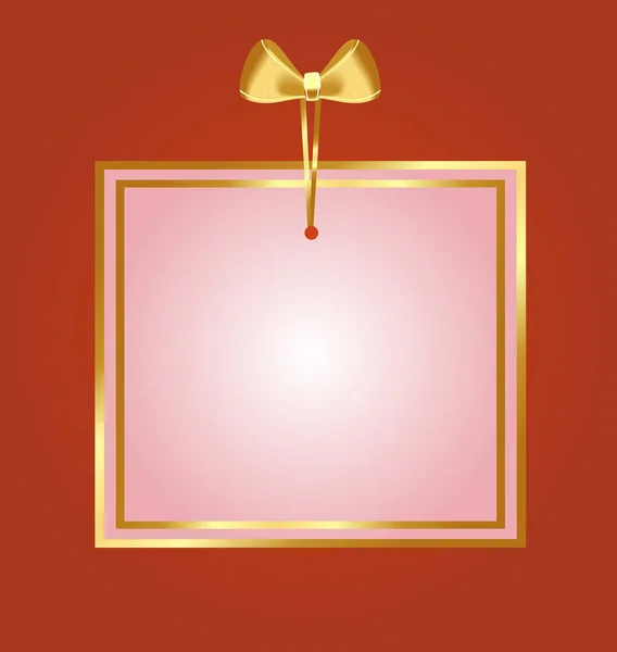 Christmas Gift Box Bow — Stock Vector