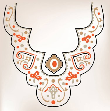 soyut etnik vektör çizimi