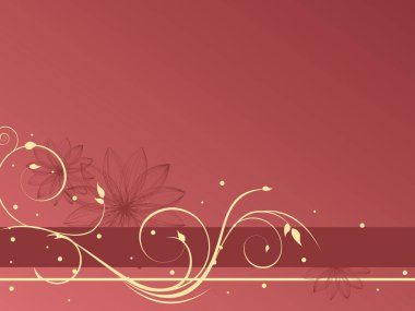 Çiçek arkaplanının vektör çizimi 