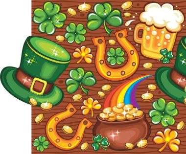 St Patrick günü vektör çizim