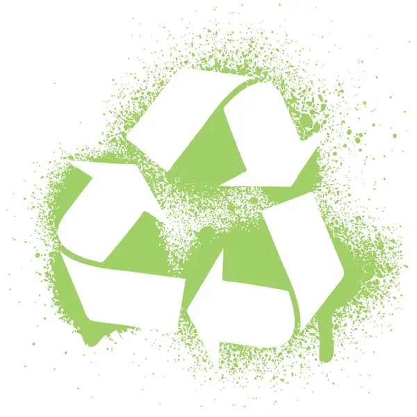 Recycling Symbol Vektorillustration — Stockvektor