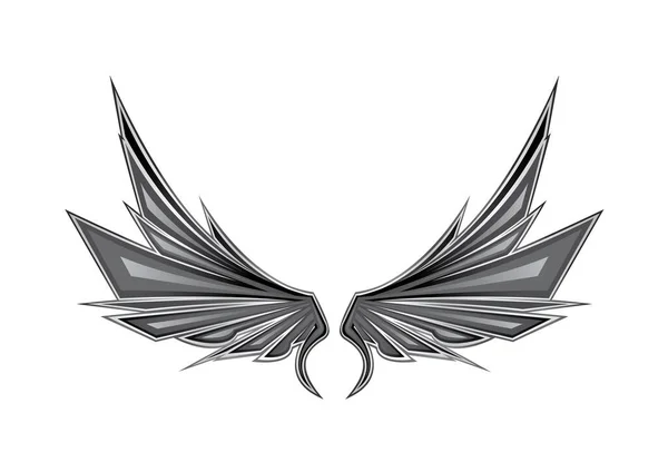 Wings Logo Vorlage Vektor Illustration Für Unternehmen — Stockvektor