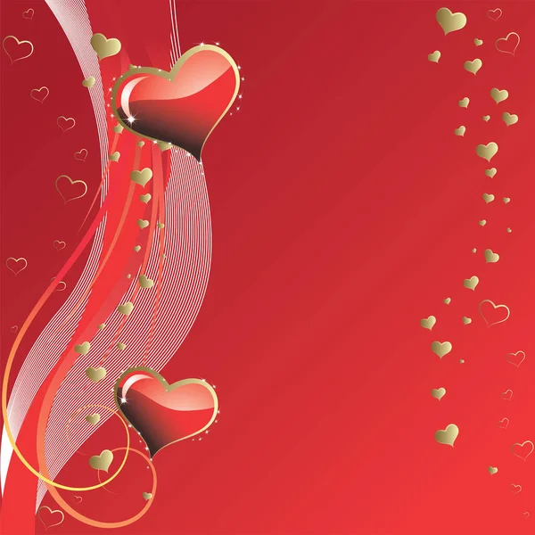 Векторна Ілюстрація Валентинкового Денного Фону Сердечками Конфетті — стоковий вектор