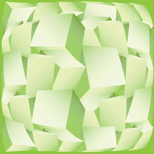 Fond Triangulaire Vert Illustration Vectorielle — Image vectorielle