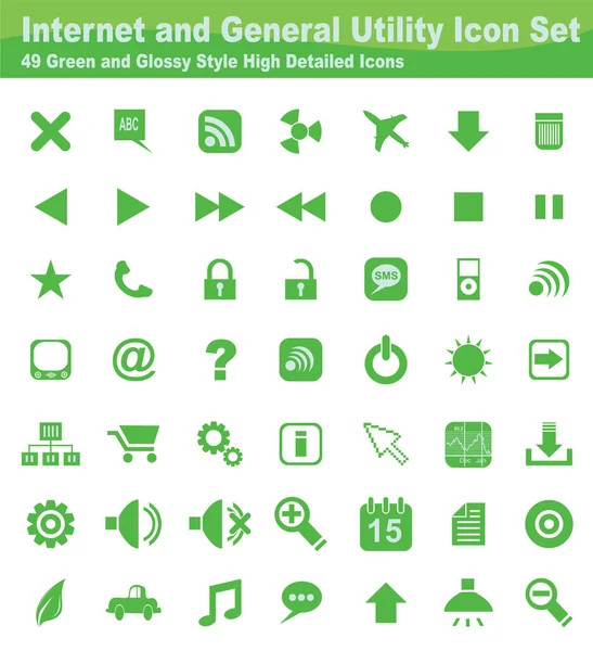 Set Von Web Icons Für Website Mobile Und Entwicklung — Stockvektor