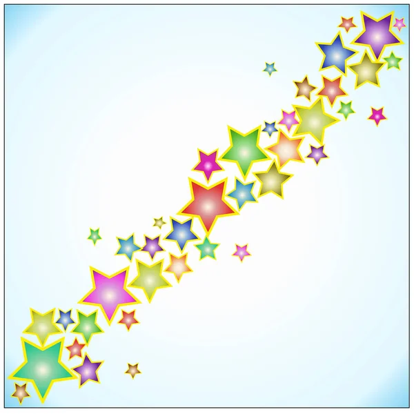 Stars Background Place Text — Stock Vector