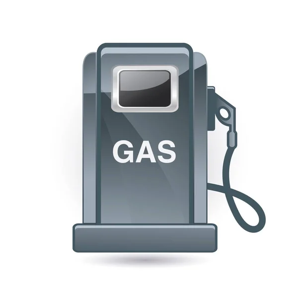 Benzin Pompası Ikonu Benzin Pompasının Karikatür Çizimi — Stok Vektör