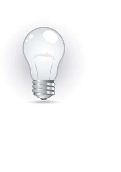Light Bulb Icon Vector — Stock Vector