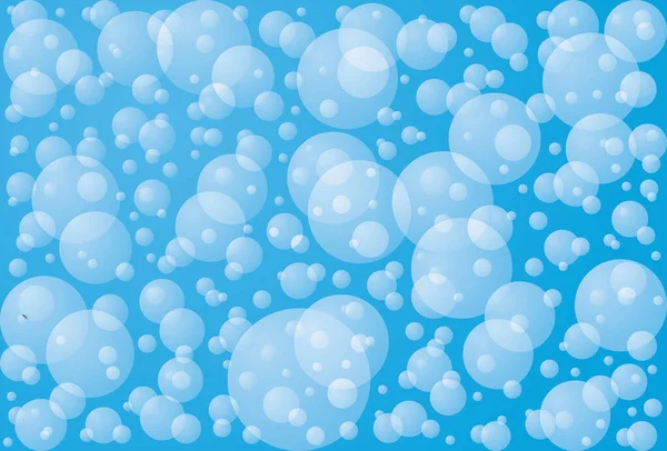 Fondo Abstracto Con Burbujas Ilustración Vectorial — Vector de stock
