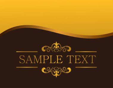 Metin için alanı olan arkaplan vektör illüstrasyonu 