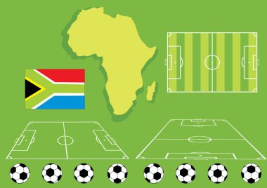 Futbol vektör çizim 