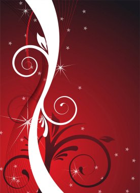 Çiçek arkaplanının vektör çizimi 