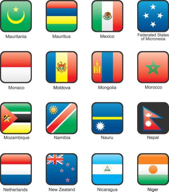 Web ögeleri vektör illüstrasyonu seti