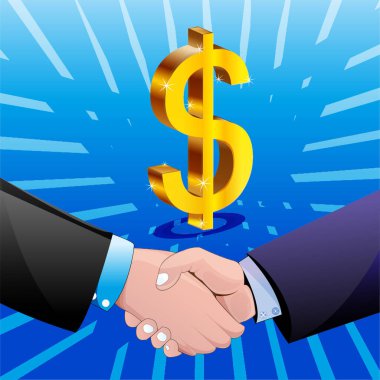 Dolar işareti tokalaşması