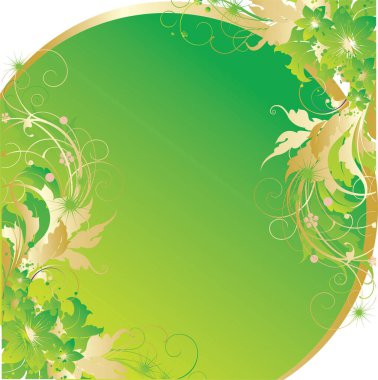 çiçek arka planı yeşil yaprakları ile 