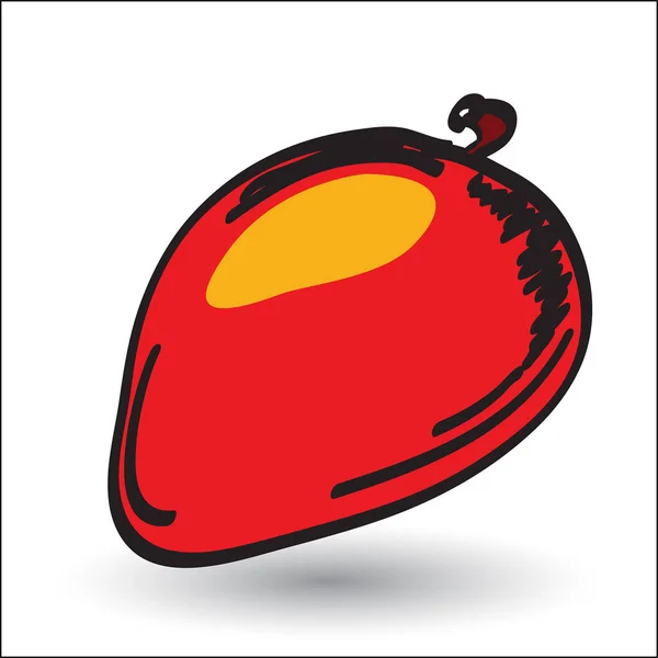Ilustração Vetorial Balão Vermelho — Vetor de Stock