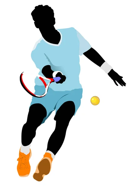 Tenis Vektör Çizim — Stok Vektör