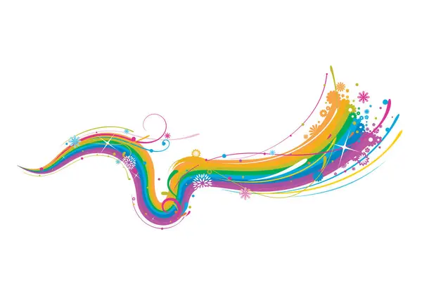 Vektorové Ilustrace Rainbow — Stockový vektor