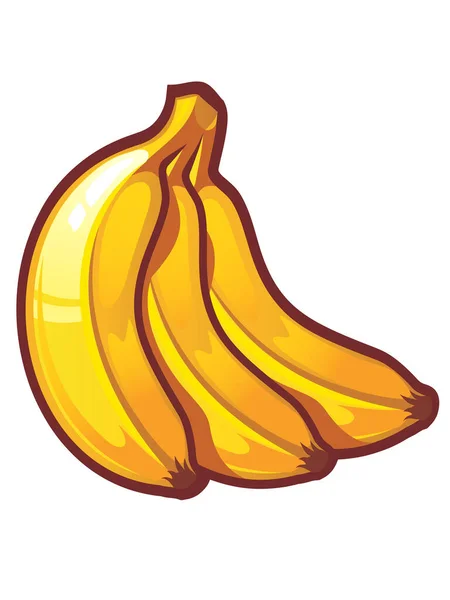 Vektoros Illusztráció Banán — Stock Vector